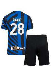 Inter Milan Benjamin Pavard #28 Babytruitje Thuis tenue Kind 2024-25 Korte Mouw (+ Korte broeken)